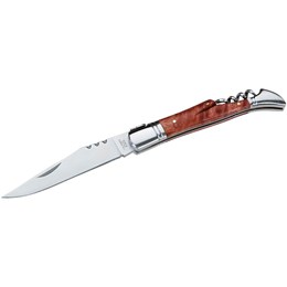 Herbertz Quince Wood Pocket Knife & Corkscrewer AISI 420